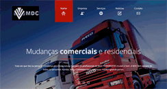 Desktop Screenshot of mdctransportes.com.br