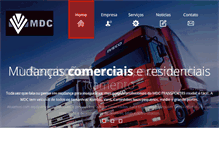 Tablet Screenshot of mdctransportes.com.br